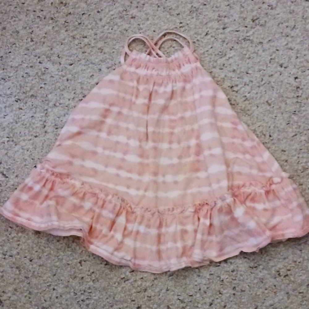 Isaac Mizrahi Striped Ruffled Dress